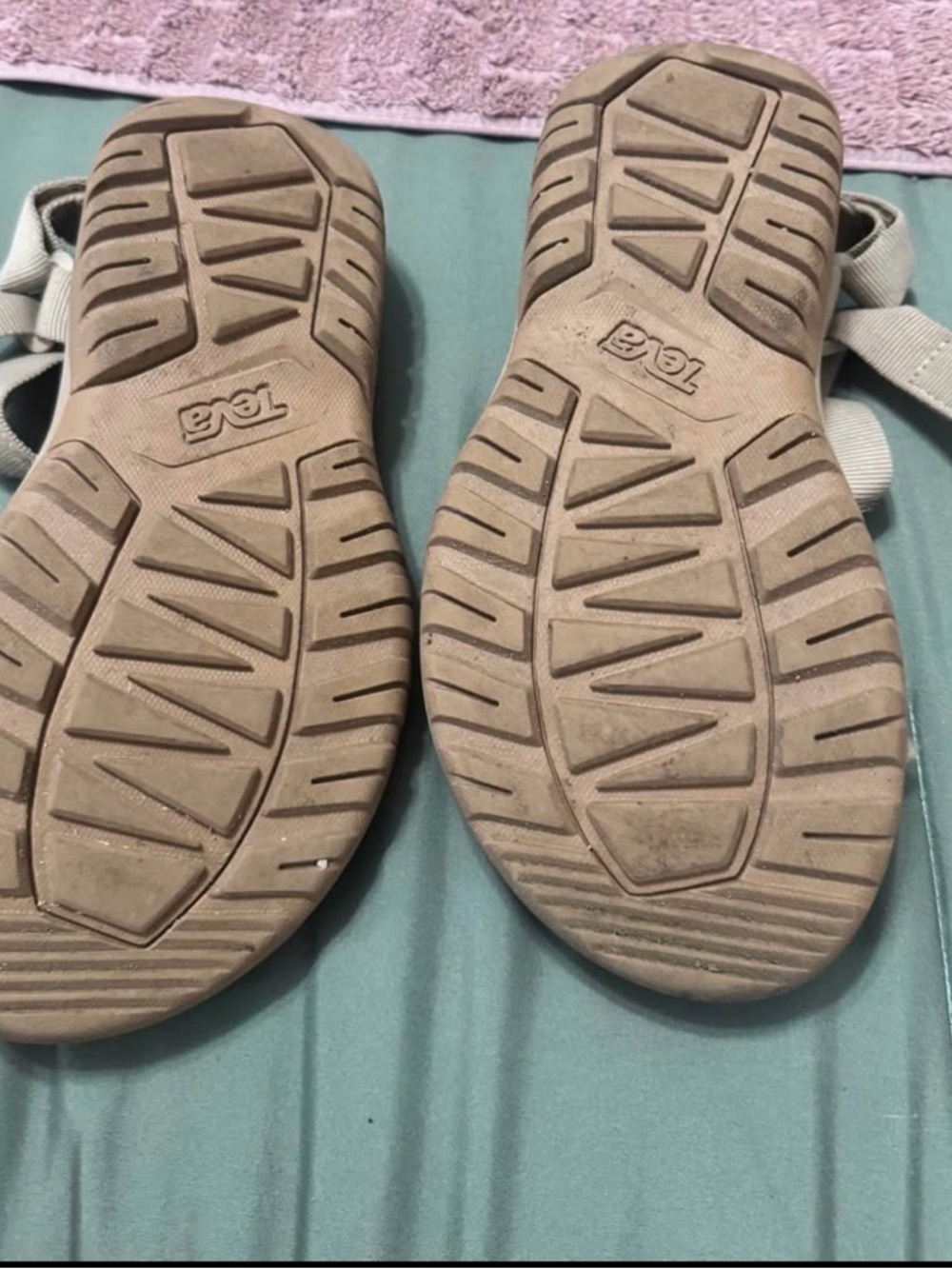 Teva Light Beige Adjustable Outdoor Sandals - Picture 3 of 3
